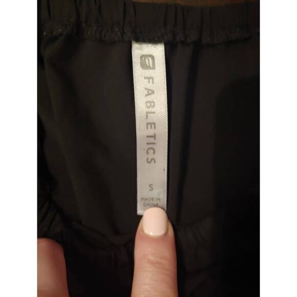 Fabletics Pure Black Short Romper Cutout Women's Size Small - Picture 3 of 5